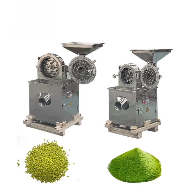Herb Grinder Machine Commercial - آلة طحن صناعية تجارية للذرة الجافة