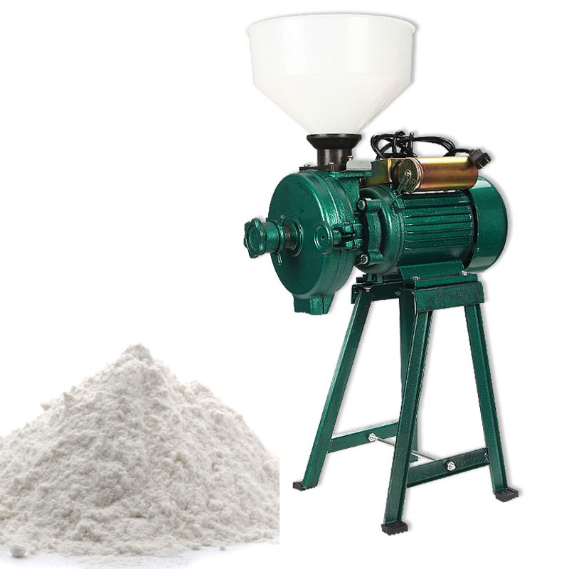Electric Grain Mill 2500W - ماكينة طحن الحبوب الرطبة والجافة الاحترافية،