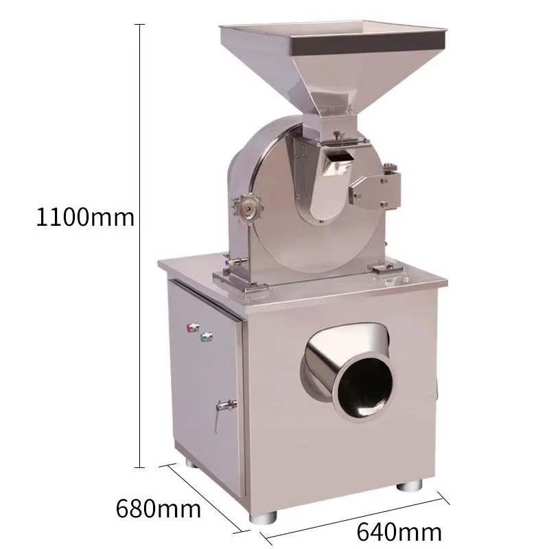 Dry Grain Grinder Stainless Steel - آلة طحن التوابل والفلفل الحار الجاف