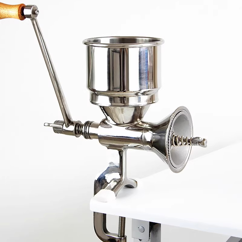 Grain Mill Grinder Hand Crank - مطحنة حبوب القهوة اليدوية المصنوعة من