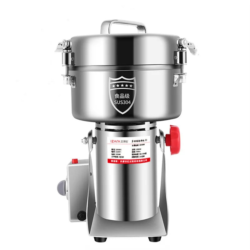 Herb Grinder Machine Commercial - مطحنة مسحوق 110 فولت/220 فولت بقوة