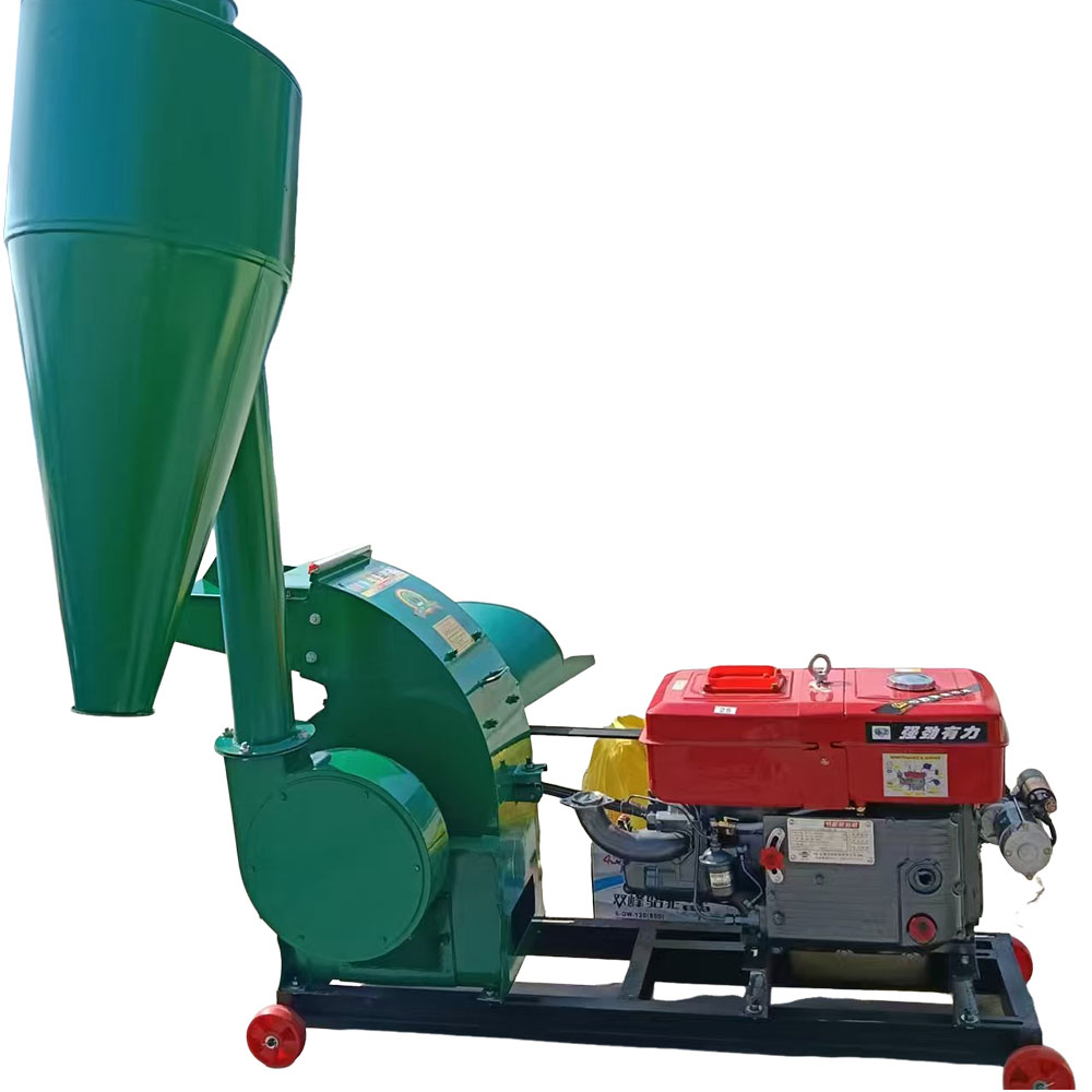 Corn Grinder Machine Electric - مطحنة سيكلون متنقلة لطحن علف الحيوانات،
