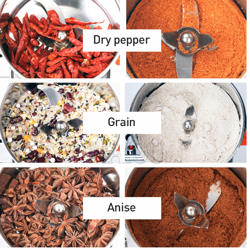 مطحنة الحبوب الكهربائية التجار - مراجعة Electric Grain Mill 2500W وسعره