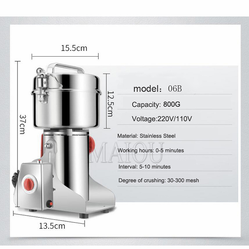 مطحنة الحبوب الكهربائية التجار - مراجعة Electric Grain Mill 2500W وسعره