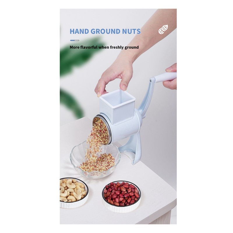 مطحنة طعام يدوية من popop، مطح - مراجعة Grain Mill Grinder Hand Crank وسعره