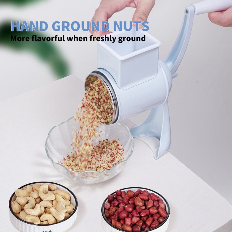 مطحنة طعام يدوية من popop، مطح - مراجعة Grain Mill Grinder Hand Crank وسعره