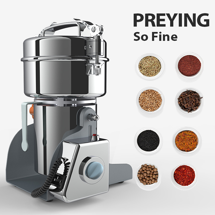 ماكينة طحن المكسرات والتوابل ا - مراجعة Spice Grinder Machine Commercial 1000G وسعره
