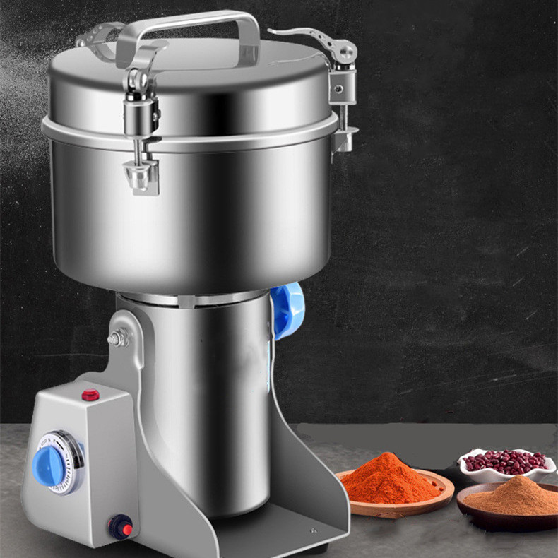 مطحنة فلفل حار جافة بسعة 10 كج - مراجعة Corn Grinder Machine Electric وسعره