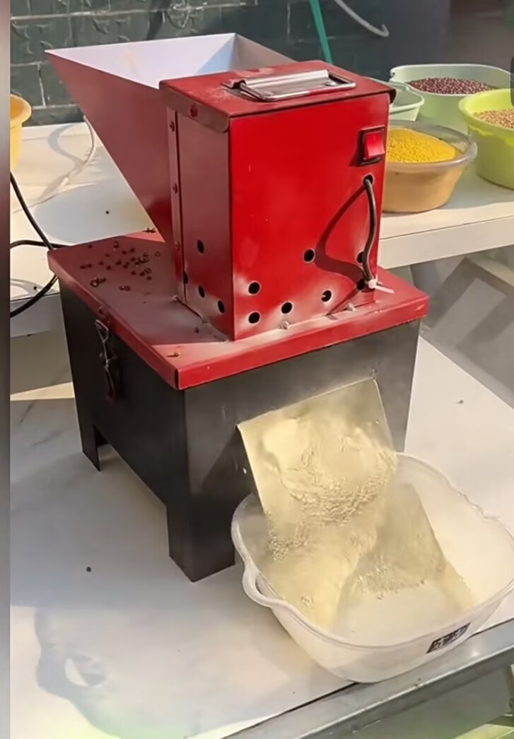 آلة طحن الحبوب الكهربائية، مطح - مراجعة Dry Grain Grinder Stainless Steel وسعره