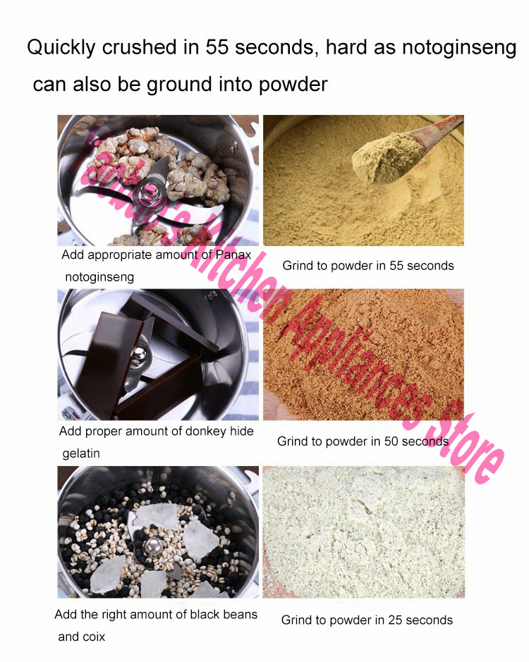 مطحنة طعام جاف مكتبية بقوة 140 - مراجعة Ultra Fine Powder Grinder Machine وسعره