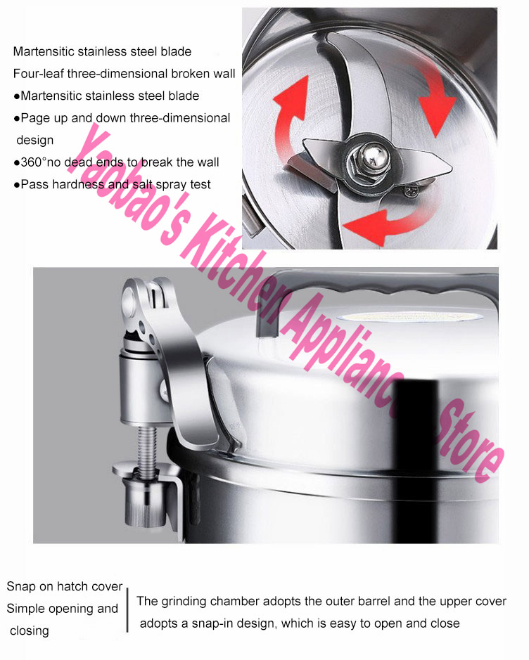 مطحنة طعام جاف مكتبية بقوة 140 - مراجعة Ultra Fine Powder Grinder Machine وسعره