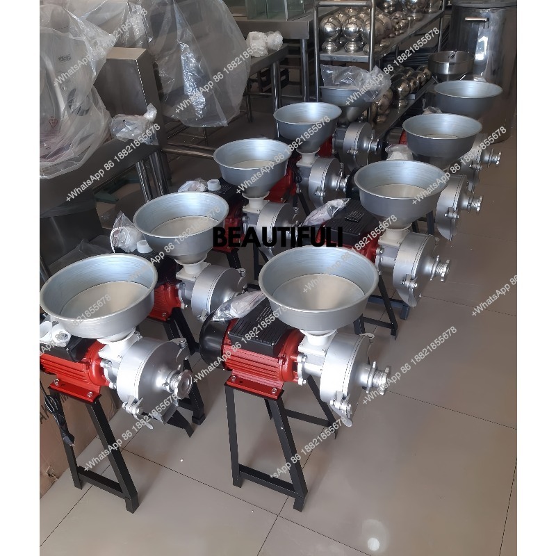 مطحنة الذرة المنزلية 220 جافة  - مراجعة Dry Grain Grinder Stainless Steel وسعره