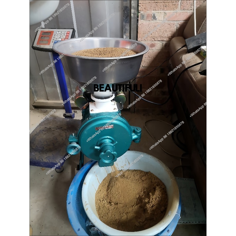 مطحنة الذرة المنزلية 220 جافة  - مراجعة Dry Grain Grinder Stainless Steel وسعره