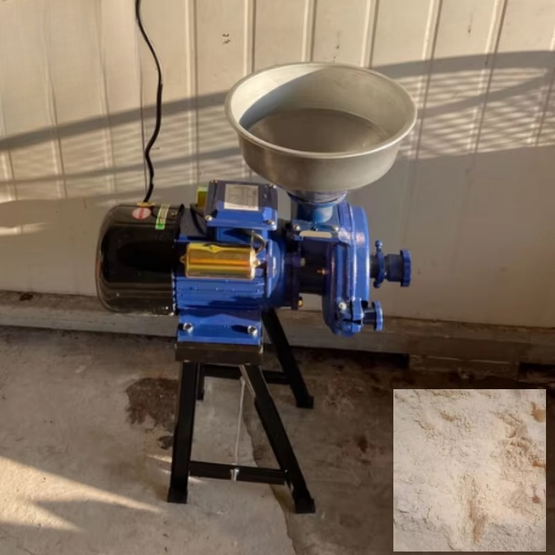 مطحنة حبوب كهربائية منزلية من  - مراجعة Dry Grain Grinder Stainless Steel وسعره
