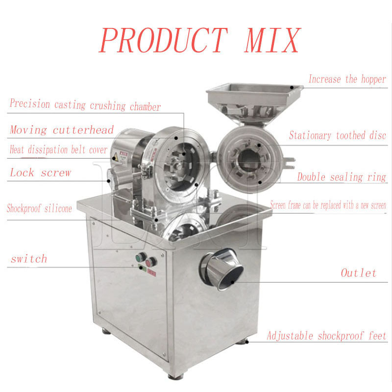 آلة طحن الفولاذ المقاوم للصدأ  - مراجعة Sugar Powder Grinding Machine وسعره