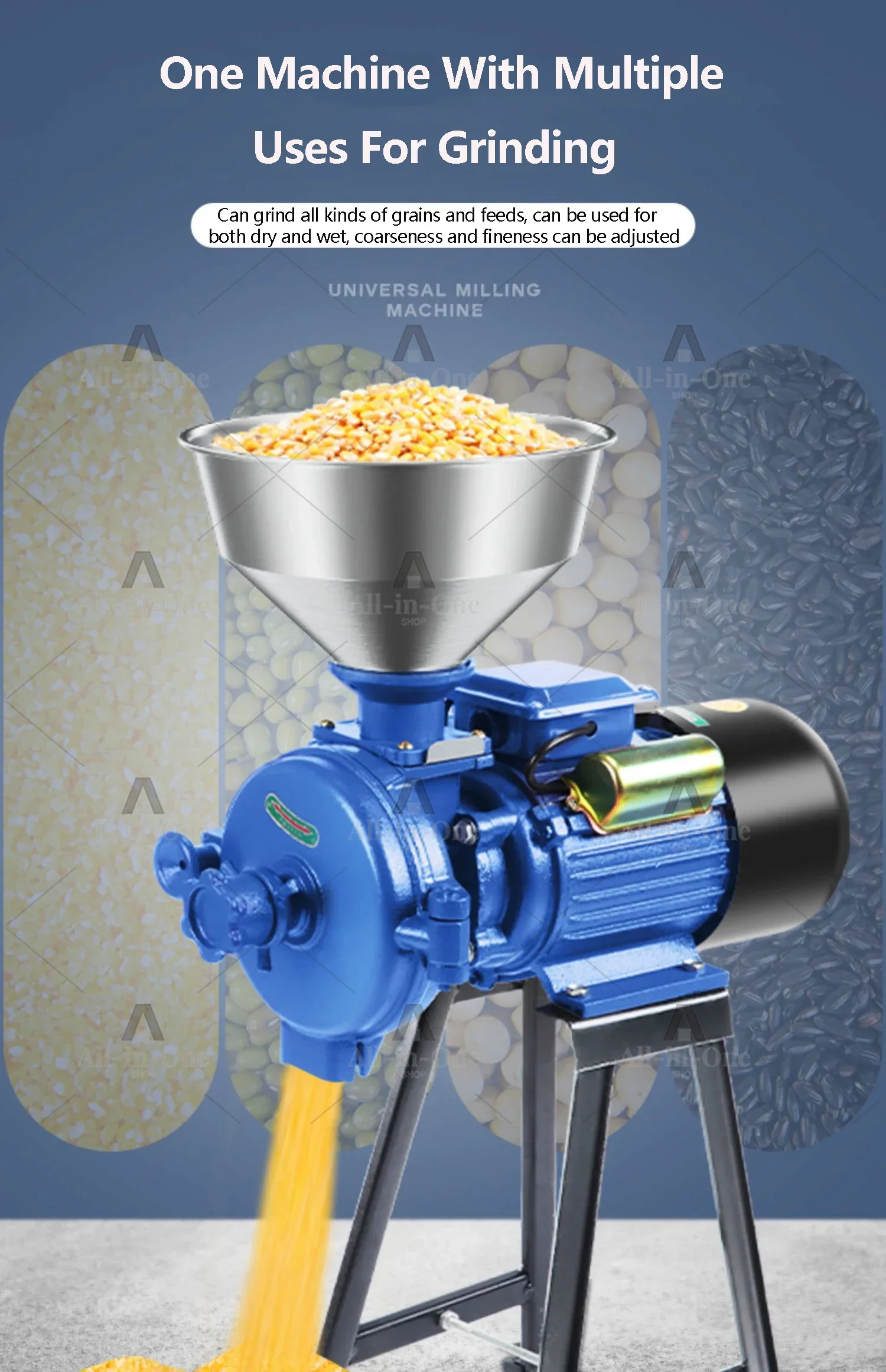 مناسب لطاحونة الأعلاف الكهربائ - مراجعة Electric Grain Mill 2500W وسعره