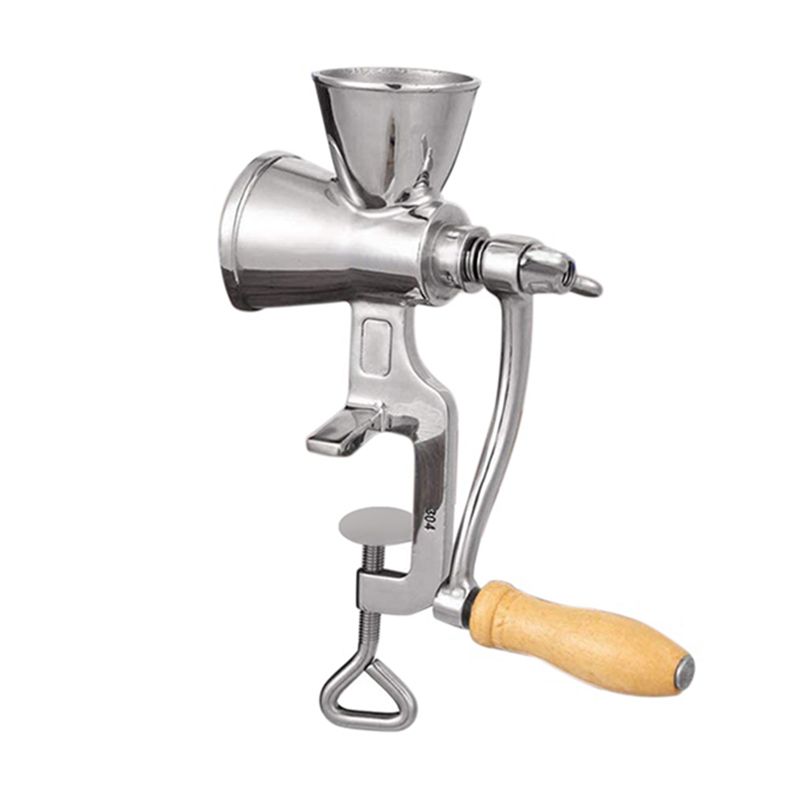 مطحنة حبوب يدوية من ABJI، مطحن - مراجعة Grain Mill Grinder Hand Crank وسعره