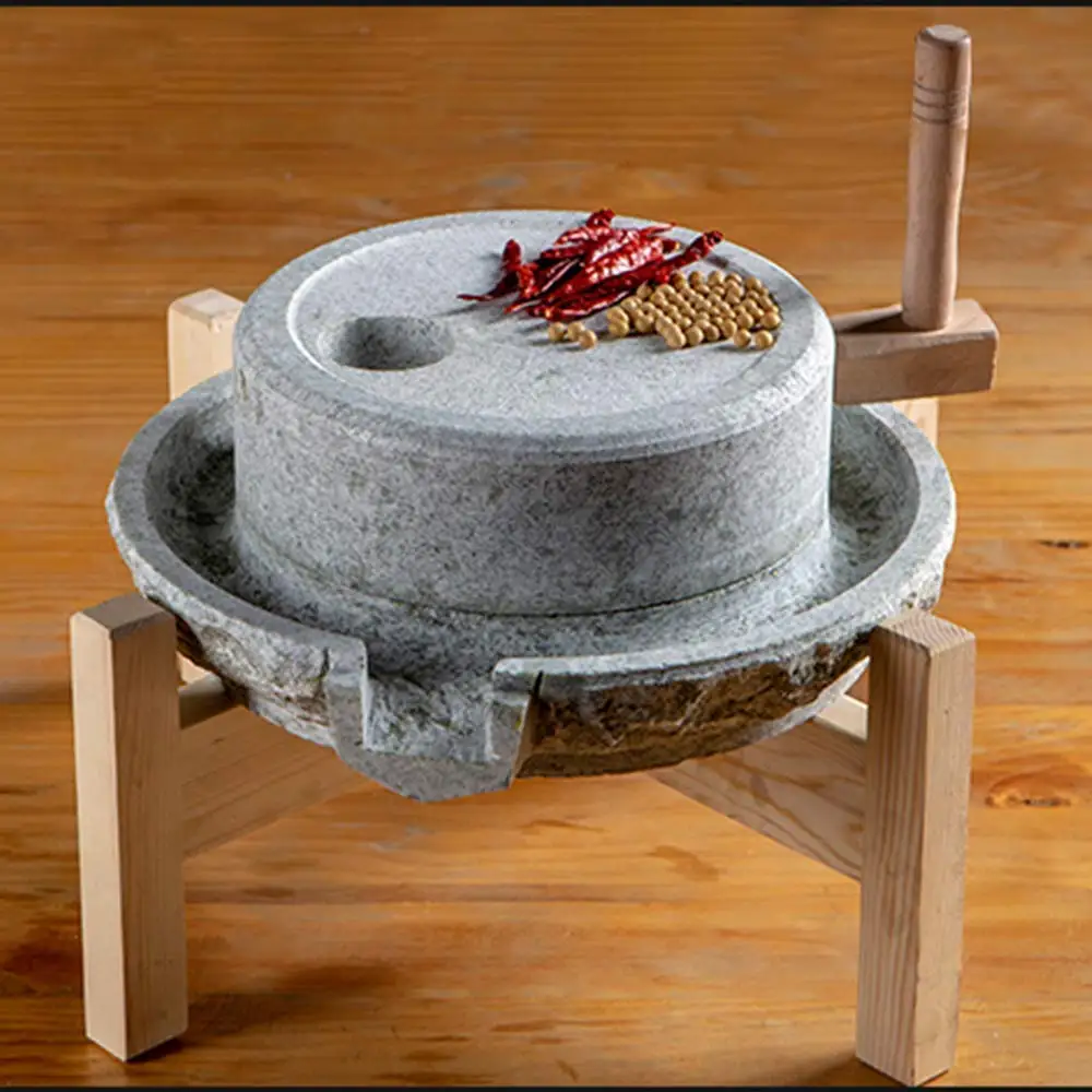 مطحنة دقيق الطعام المنزلية الي - مراجعة Grain Mill Grinder Hand Crank وسعره