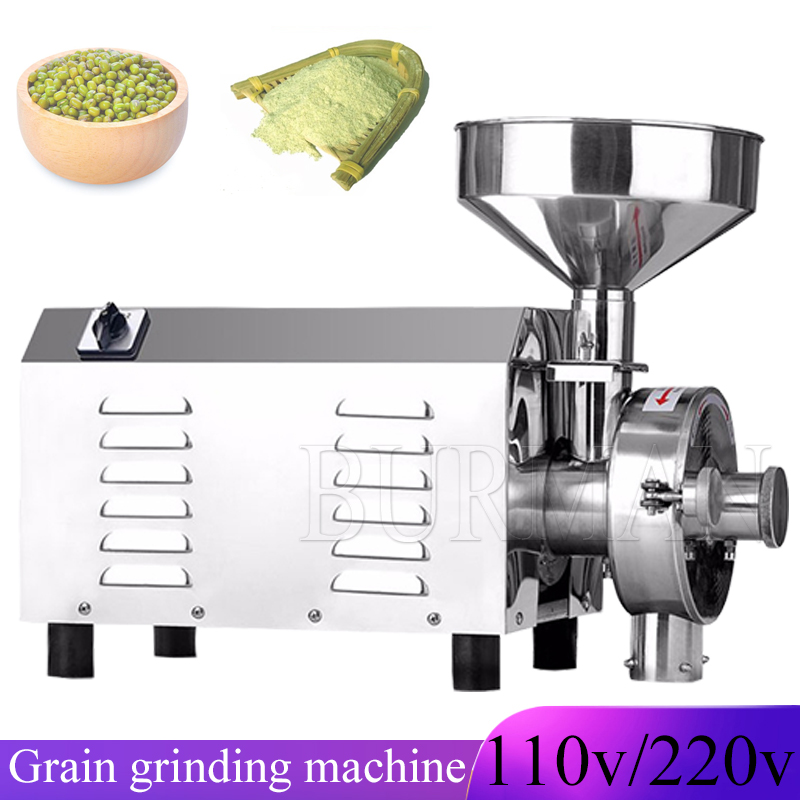 مطحنة تجارية للتوابل، مطحنة حب - مراجعة Dry Grain Grinder Stainless Steel وسعره
