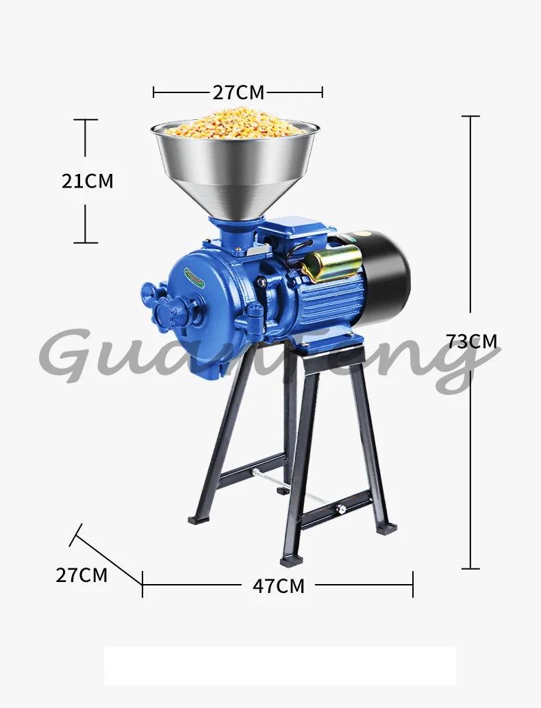 مطحنة حبوب كهربائية بقدرة 2500 - مراجعة Electric Grain Mill 2500W وسعره