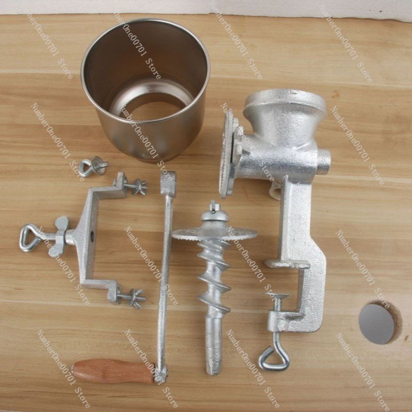 مطحنة يدوية من الحديد الزهر مط - مراجعة Grain Mill Grinder Hand Crank وسعره