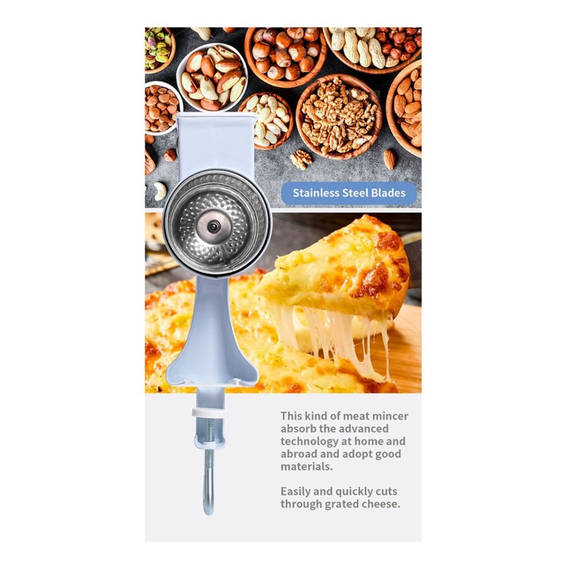 مطحنة القهوة والحبوب والتوابل  - مراجعة Grain Mill Grinder Hand Crank وسعره