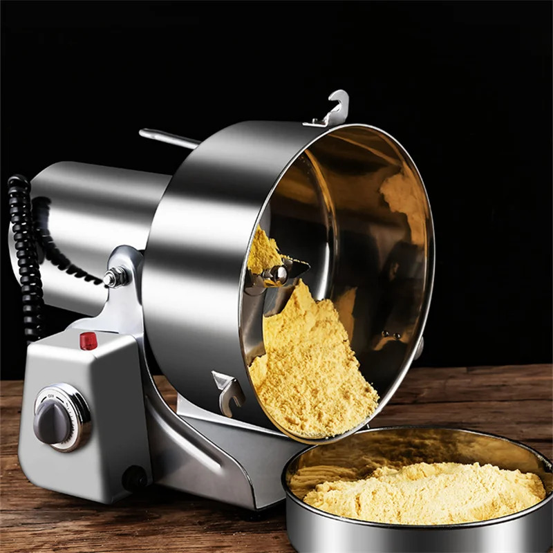 مطحنة مسحوق 110 فولت/220 فولت  - مراجعة Herb Grinder Machine Commercial وسعره