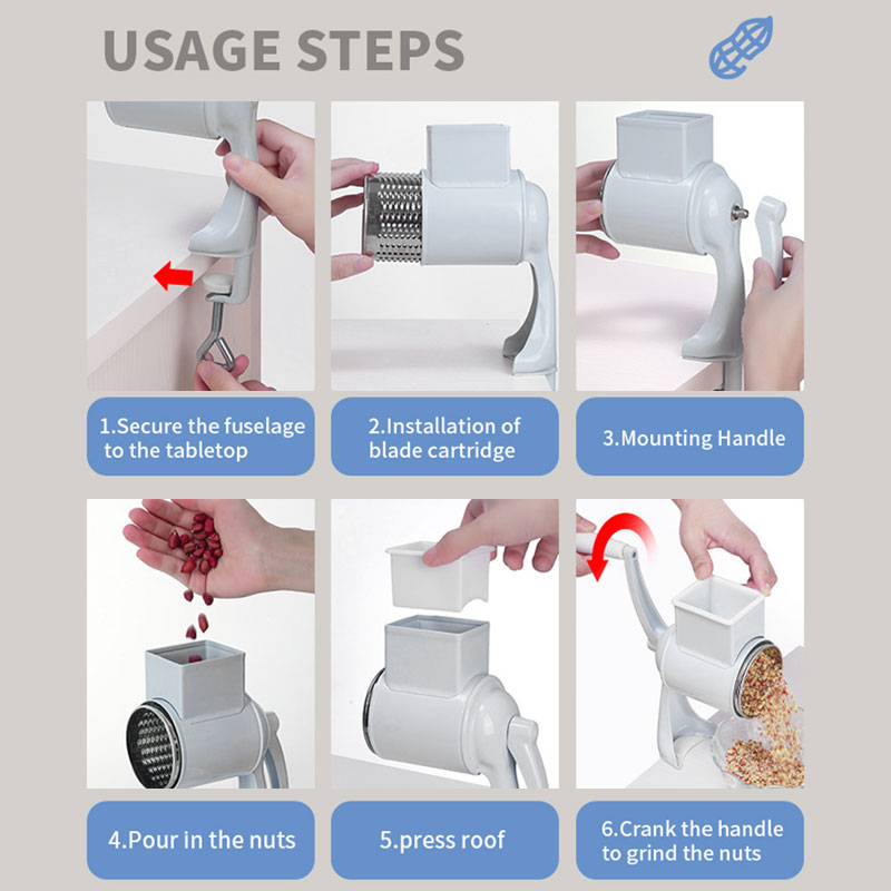 مطحنة حبوب من سبائك الألومنيوم - مراجعة Grain Mill Grinder Hand Crank وسعره