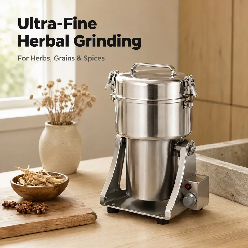 مطحنة أعشاب كهربائية من الفولا - مراجعة Ultra Fine Powder Grinder Machine وسعره