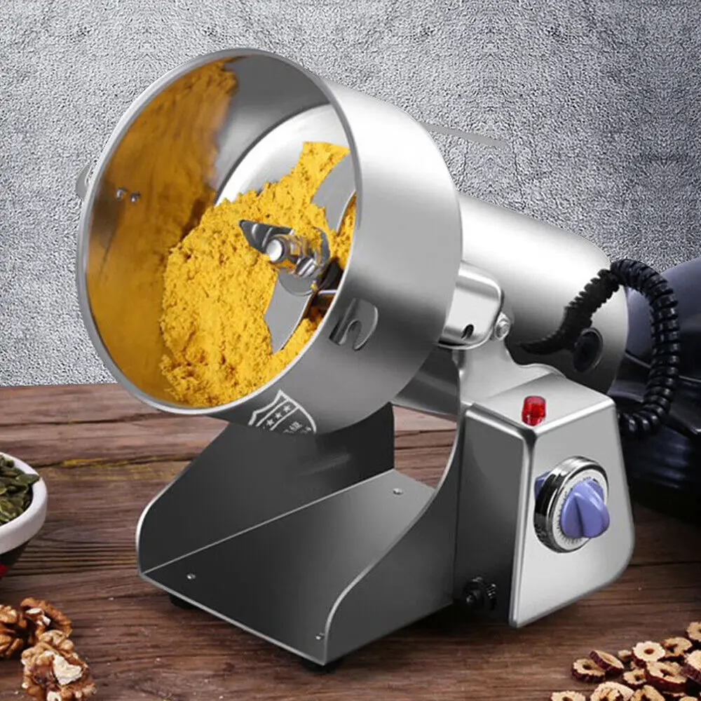 مطحنة الحبوب الكهربائية 2000 ج - مراجعة Dry Grain Grinder Stainless Steel وسعره
