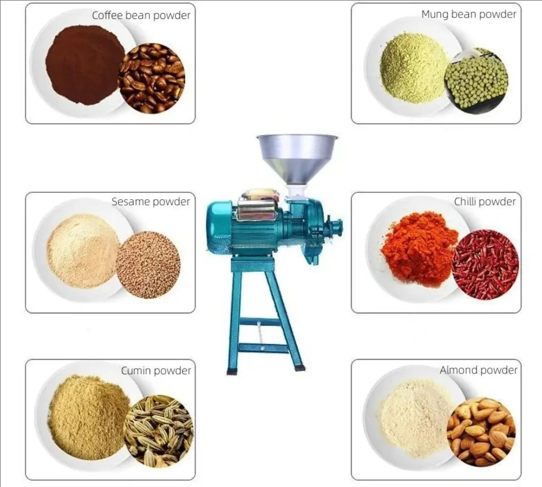 مطحنة حبوب كهربائية 2500 واط ل - مراجعة Electric Grain Mill 2500W وسعره