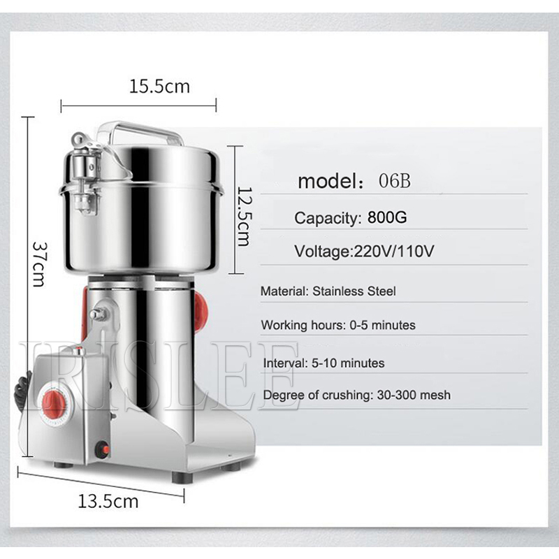 المنزل الدقيق مسحوق كسارة الحب - مراجعة Electric Grain Mill 2500W وسعره