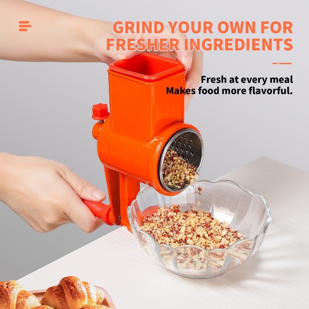 مطحنة حبوب يدوية بشفرات مقاومة - مراجعة Grain Mill Grinder Hand Crank وسعره