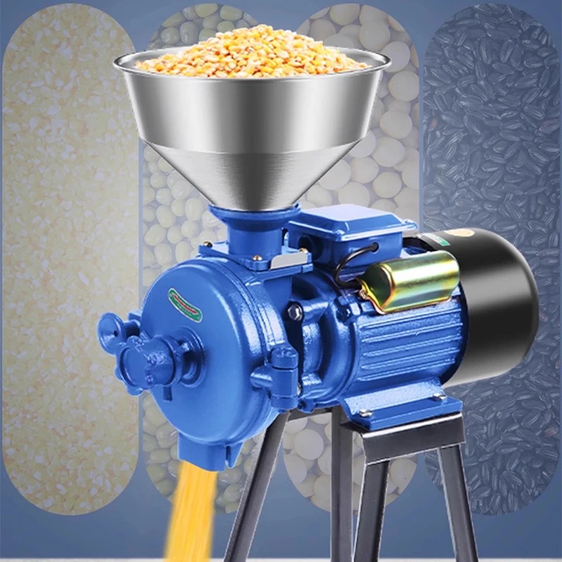 مطحنة الذرة المنزلية 220 فولت  - مراجعة Electric Grain Mill 2500W وسعره