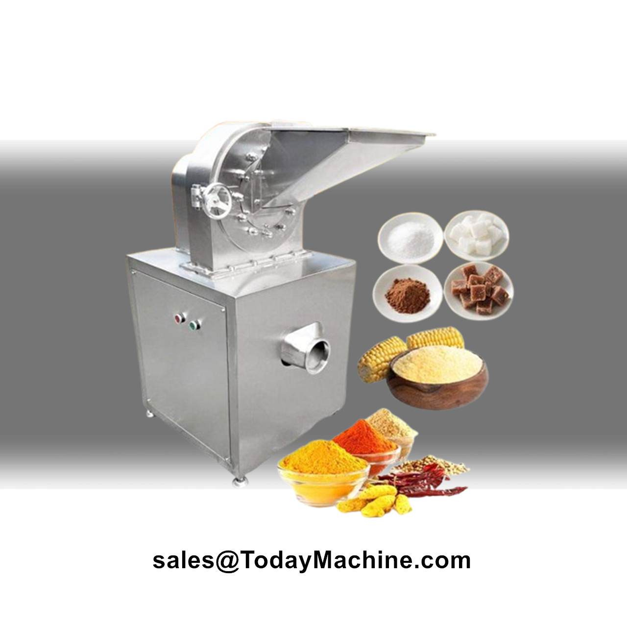 آلة طحن مسحوق السكر الغذائي - مراجعة Sugar Powder Grinding Machine وسعره
