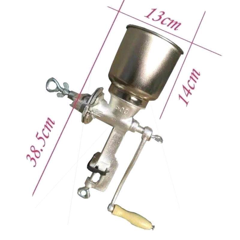 مطحنة حبوب يدوية مع قادوس عالي - مراجعة Grain Mill Grinder Hand Crank وسعره