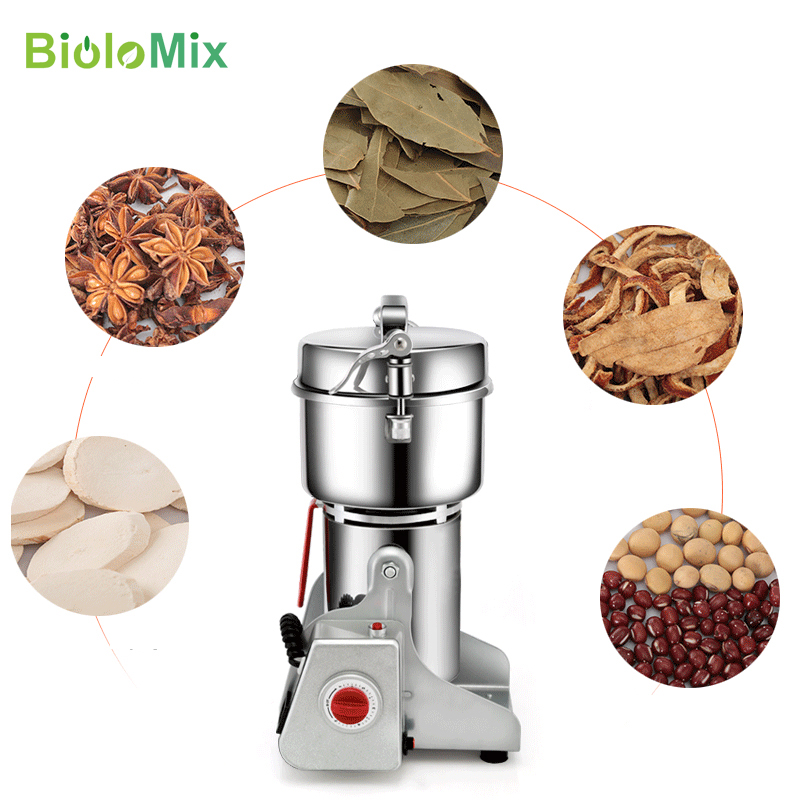 مطحنة الطعام الجاف BioloMix 80 - مراجعة Electric Grain Mill 2500W وسعره