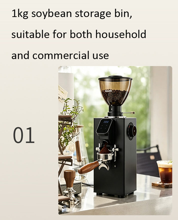 مطحنة قهوة تجارية بتصميم جديد، - مراجعة Commercial Coffee Bean Grinder 1Kg وسعره